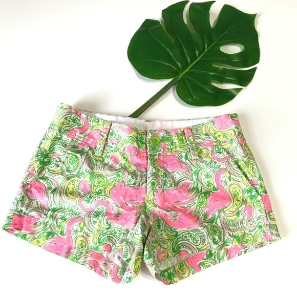 Lilly Pulitzer Pants - Lilly Pulitzer Callahan Shorts Pink Flamin…